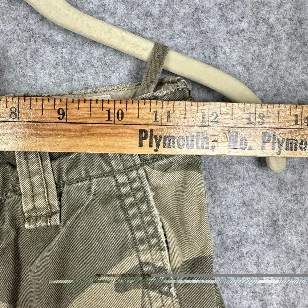 Vintage Gap Camo Cargo Pants Kids Boys Sz 7R Relaxed Straight Adjustable Waist*